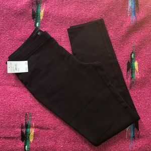 Black High Waist Straight Leg Pants ⚡️